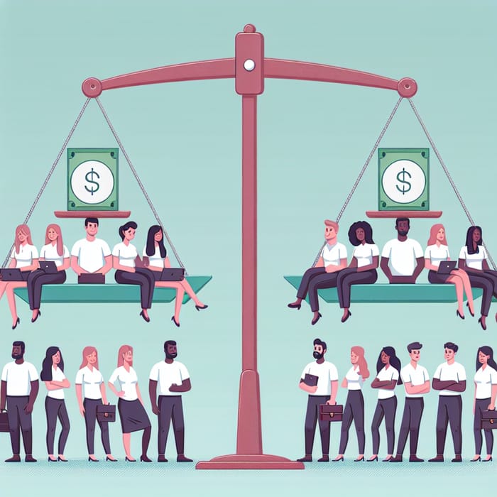 Gender Wage Gap Visuals: Caucasian vs Hispanic Pay Disparity