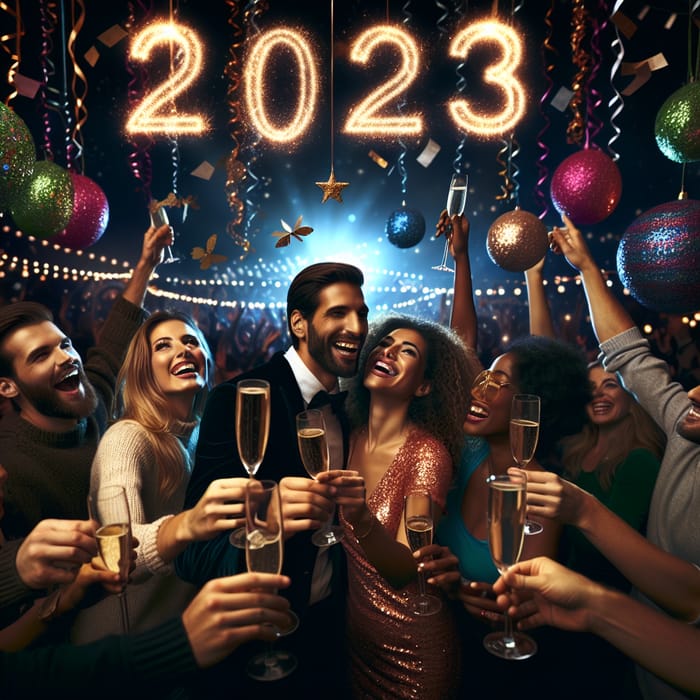Diverse New Year 2023 Celebration | Joy & Unity