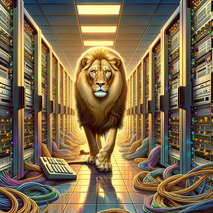 Data Center Domination: Lion's Power Over Technology