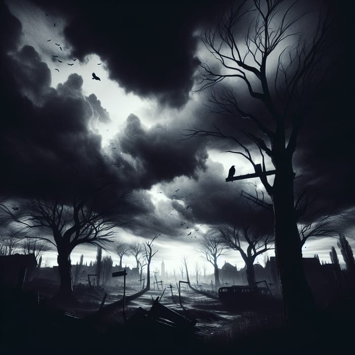 World Full of Shadows: Gloom, Ominous Clouds & Eerie Beauty