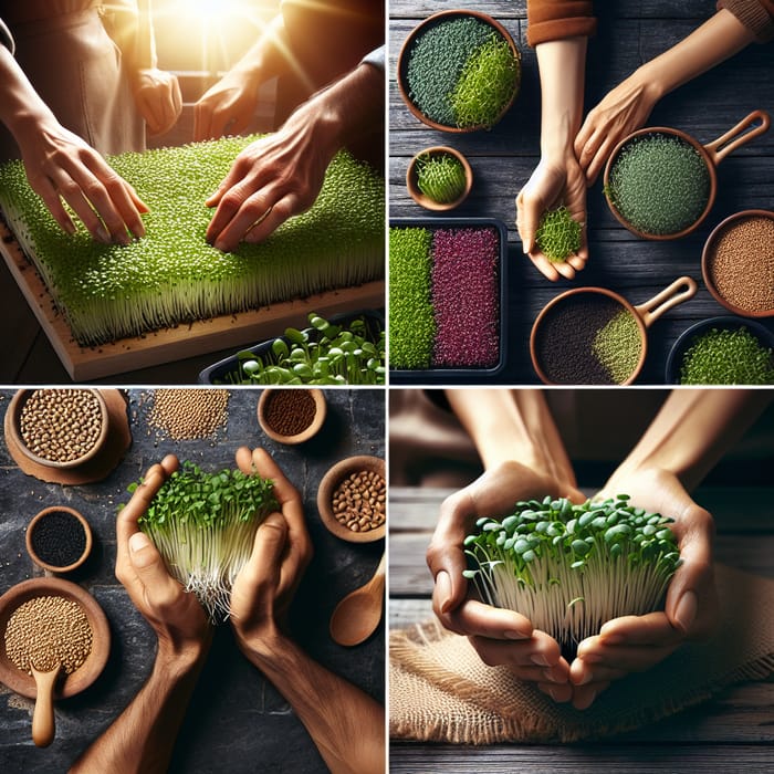 Real-life Images Show Health Benefits of Microgreens
