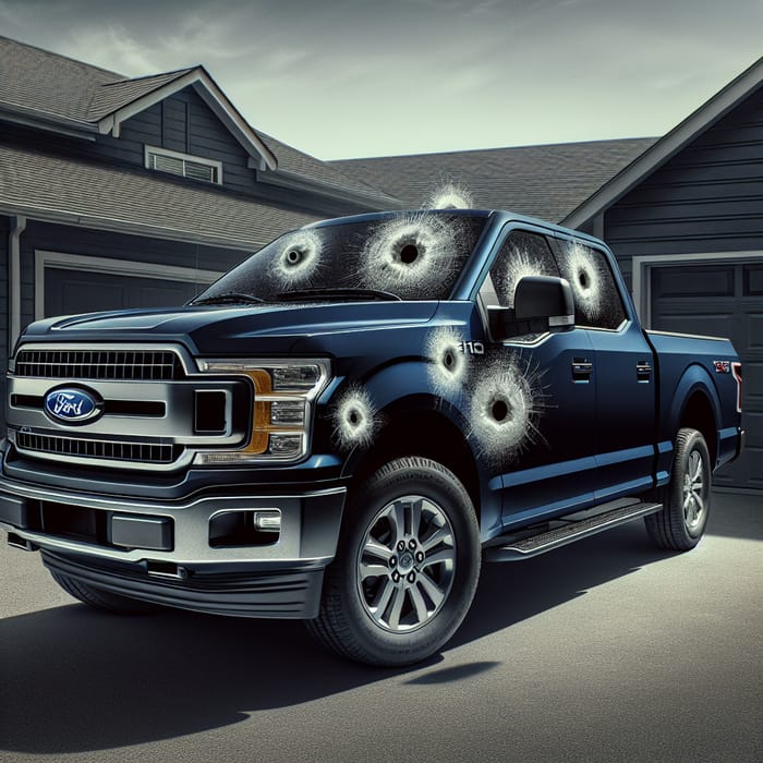 Ford F150 Crew Cab with Advanced Bullet-Resistant Glass Technology