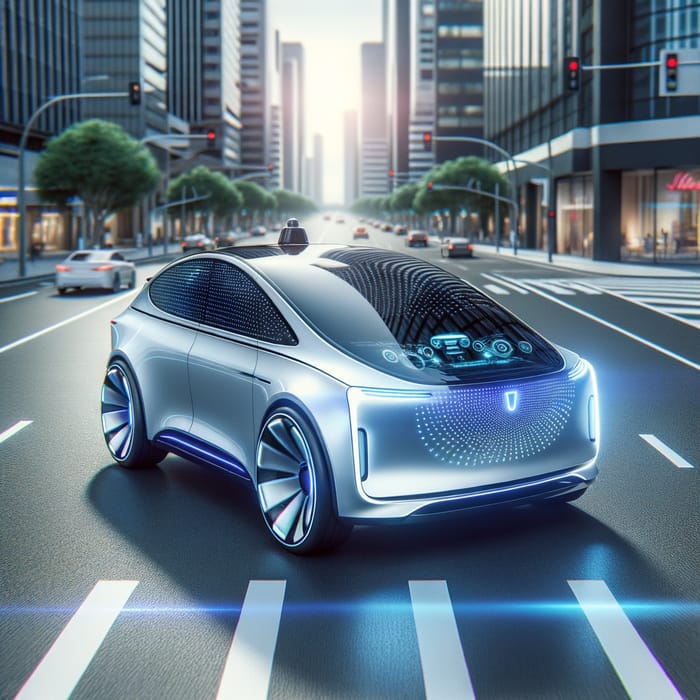 Futuristic Autonomous Vehicle Driving Experience in Urban Setting