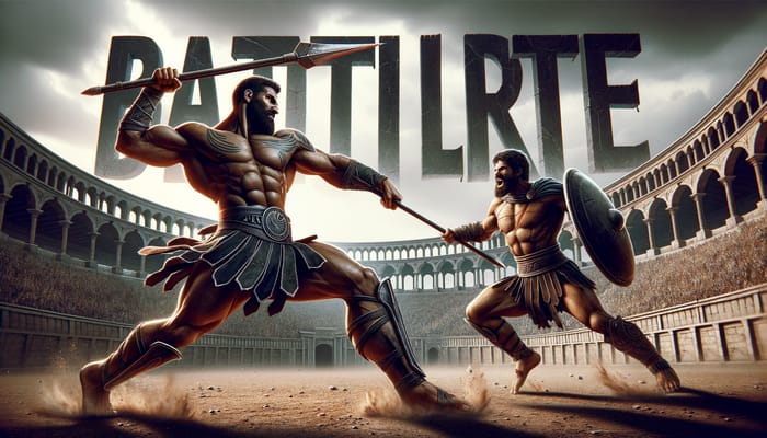 Intense Battle of Achilles vs. Hector in Deserted Arena | Battlerite