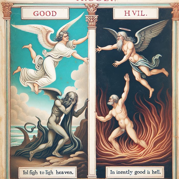 Omnipotent Struggle: Divine Judgment of Good and Evil
