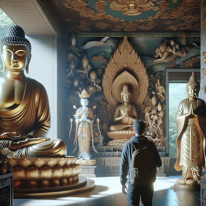 Temple Visit: Praying to Buddha and Bodhisattvas - Serene Environment