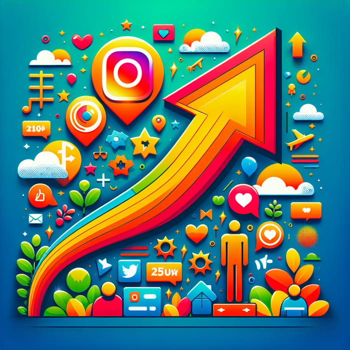 Increase Instagram Followers: Vibrant & Eye-Catching Imagery
