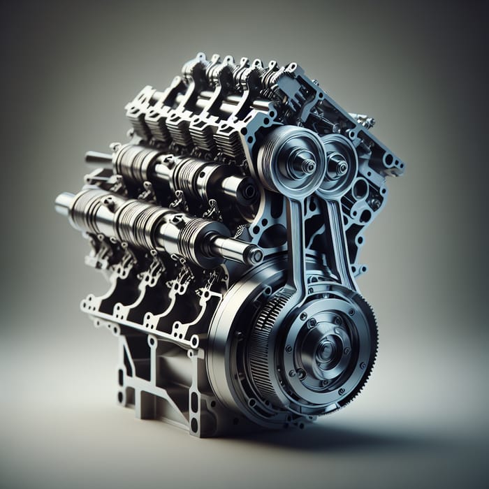 Detailed Motor Image | Inner Workings and Pistons