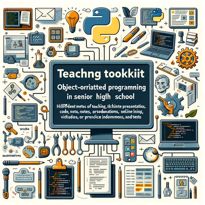 Comprehensive Object-Oriented Programming Teaching Toolkit for High School Students