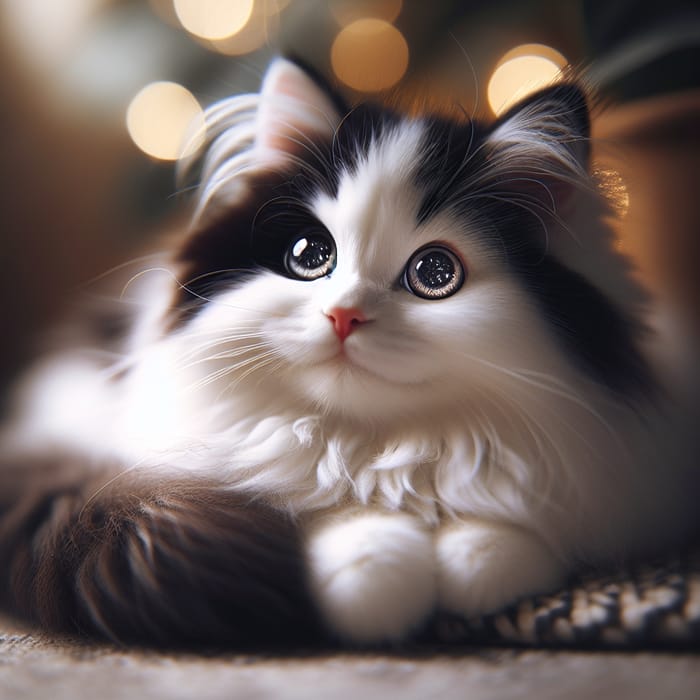 Adorable Cat: Fluffy and Majestic