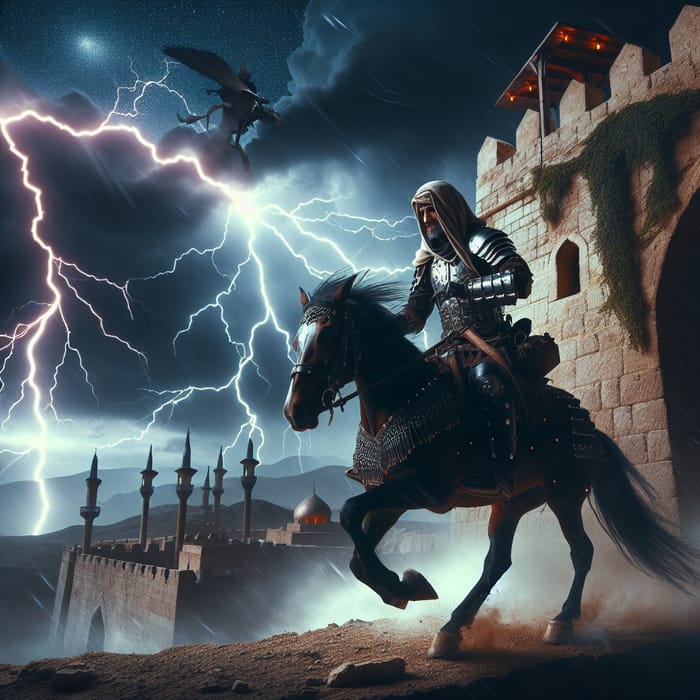 General Kael: Warrior Triumphs in Thunderous Night Ride