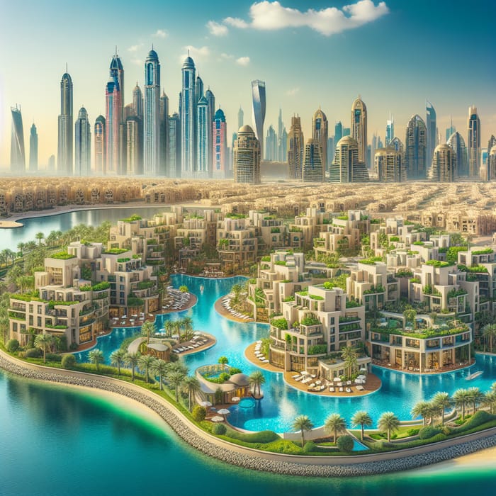 Luxurious Panorama of Dubai | Residential Complex, Thermal Baths, Pools