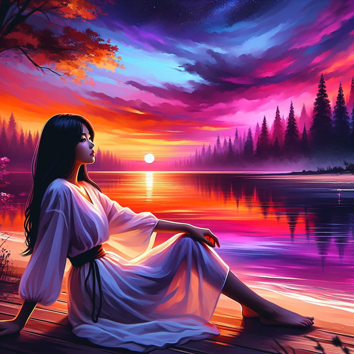 Eve Beauty: Twilight Sky & Shimmering Lake