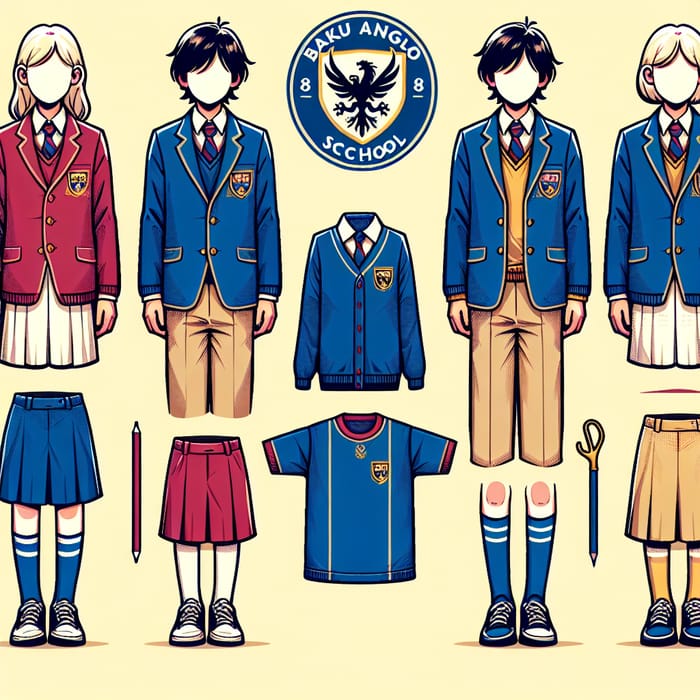 Gender-Neutral Academic School Uniform Design | Baku Anglo School