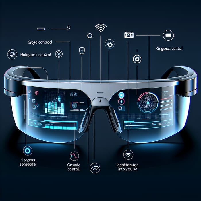 State-of-the-Art High-Tech Glasses with Holographic Display