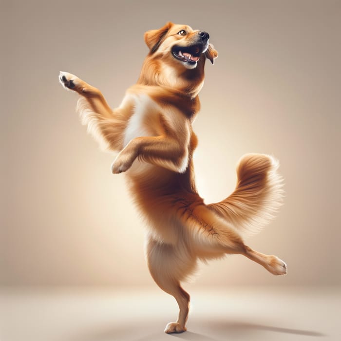 Joyful Dancing Dog | Medium Breed Shines in Dance