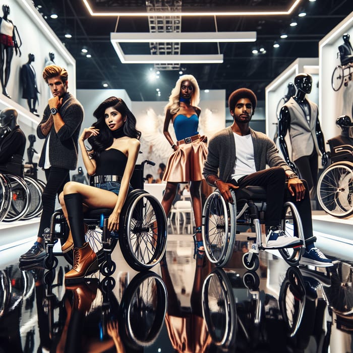 Cutting-edge Fashion Photoshoot with International Models in Active Wheelchairs