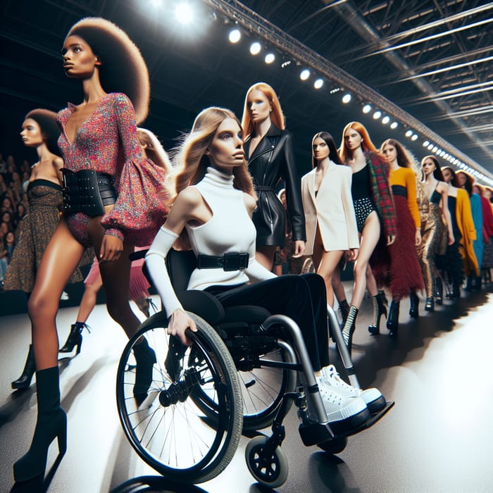 Cutting-edge Fashion Photoshoot with Diverse Models in Active Wheelchairs
