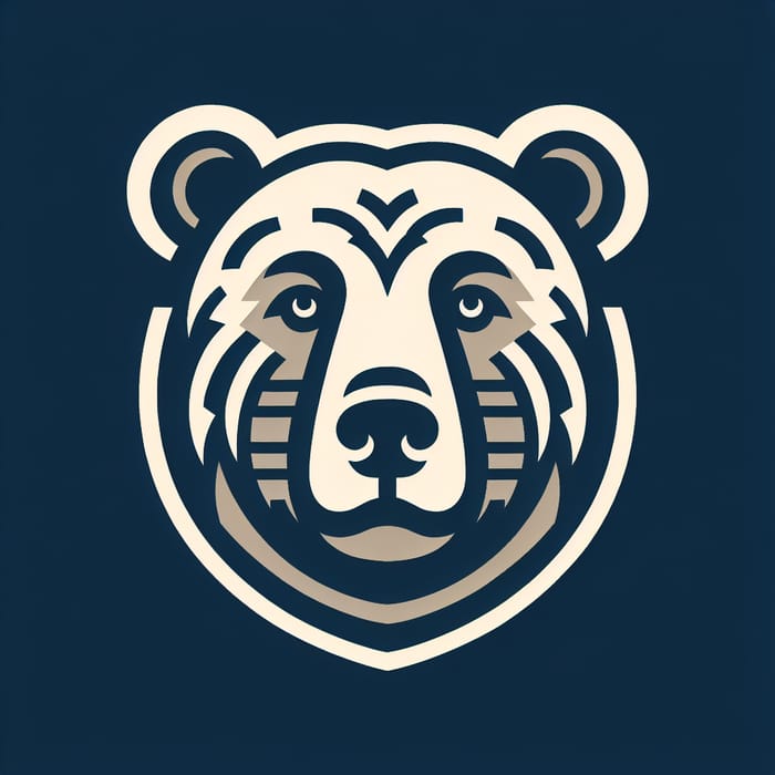 Bear Face T-shirt Logo Design