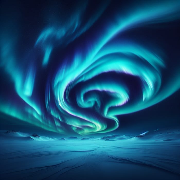 Captivating Northern Lights: Abstract Waves Visualized