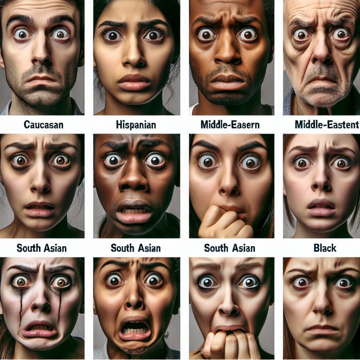 Diverse Faces Depicting Anxious Attachment Struggles