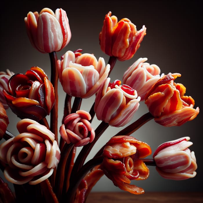 Bacon Tulip Arrangement: Savory Masterpiece Delights