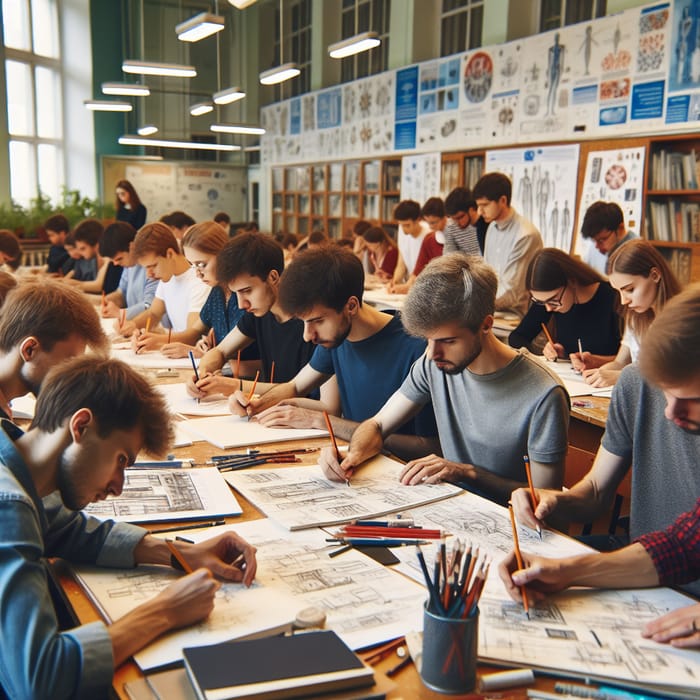 Russian Design Students Workshop at University