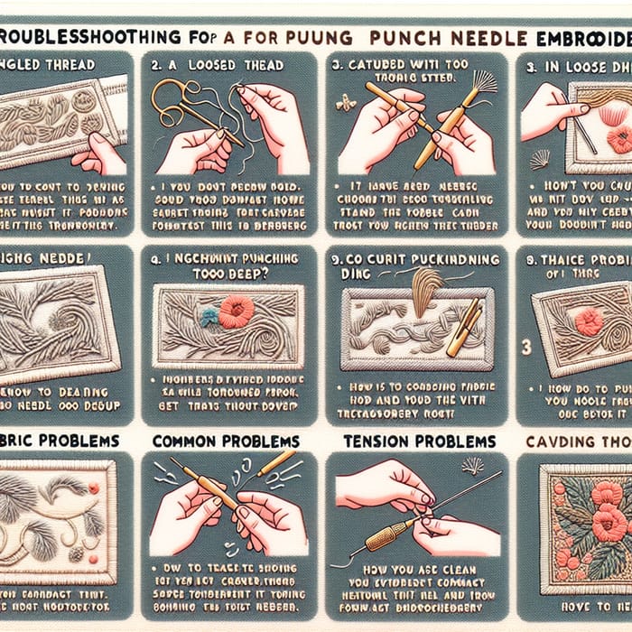 Troubleshooting Punch Needle Embroidery: A Comprehensive Guide