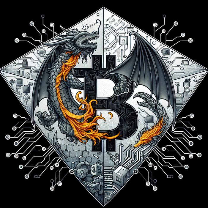 Deltoid Tattoo Design - Crypto Dragon Fantasy