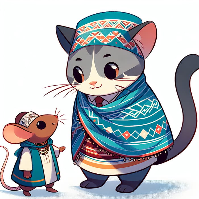 Tom and Jerry in Traditional Somali Clothing | Cultural Attire