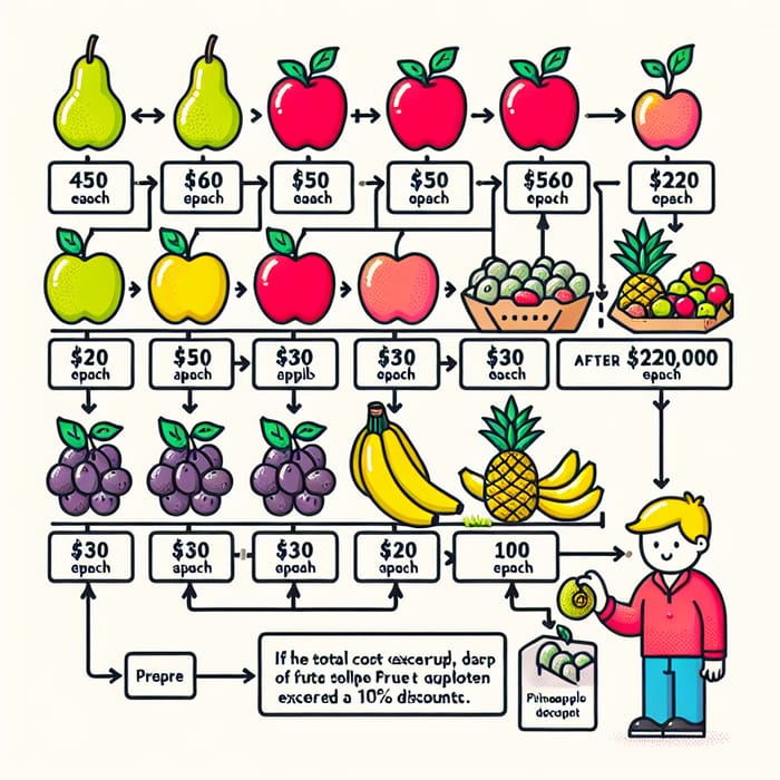 Fruit Market Pricing: Customer Payment & Discounts Calculator