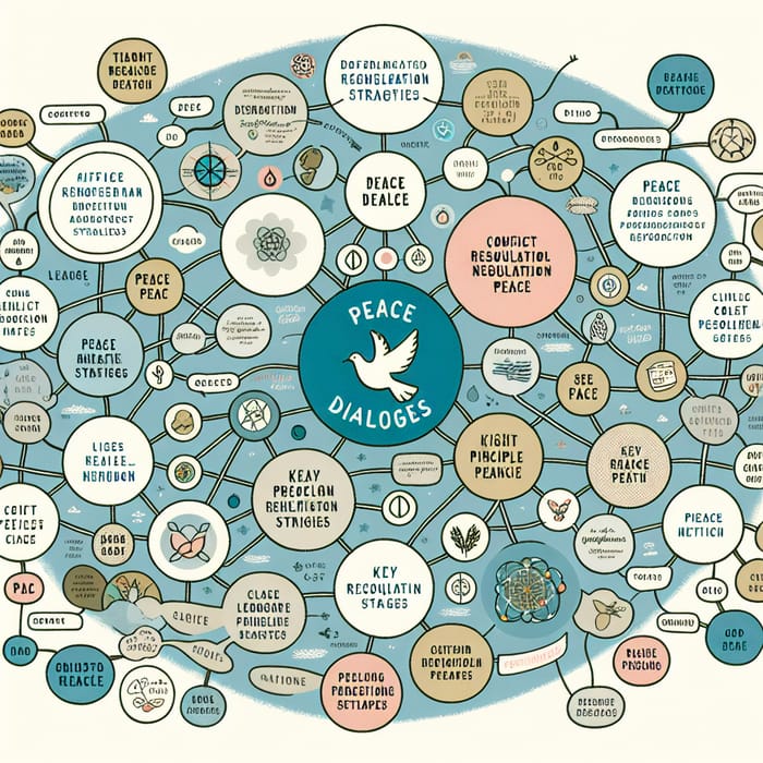 Mind Map of Peace Dialogues: Strategies & Mediation