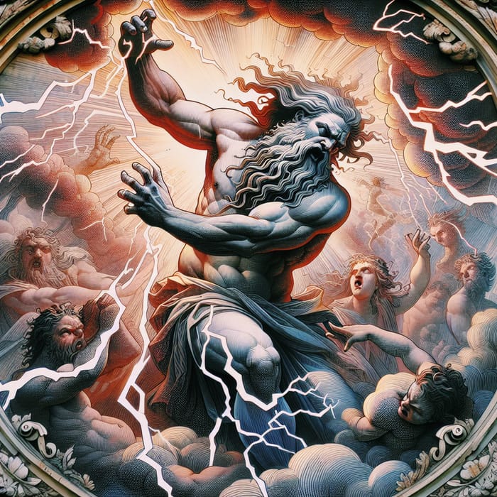 Zeus: Muscular God of Lightning in Ancient Greek Myths