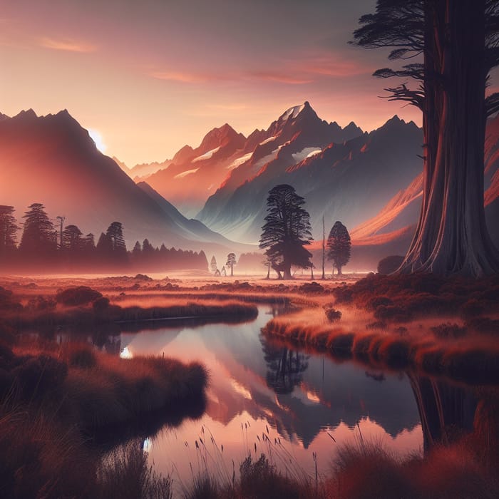 Serene Mountain Landscapes for Tranquil Souls