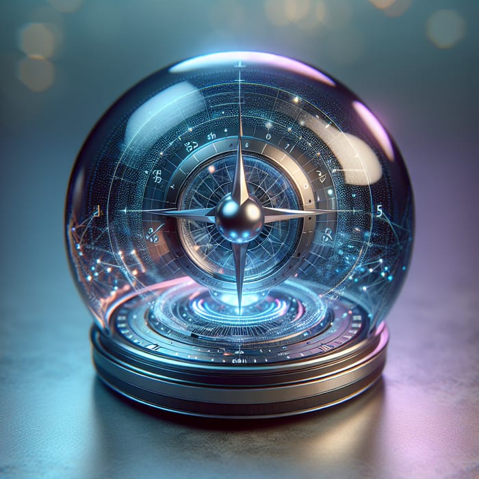 Futuristic Quantum Compass: Navigating the Future