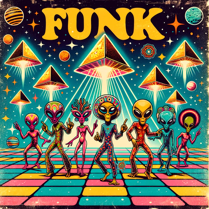 Intergalactic Funkadelic Aliens Grooving: Cosmic Dance Floor