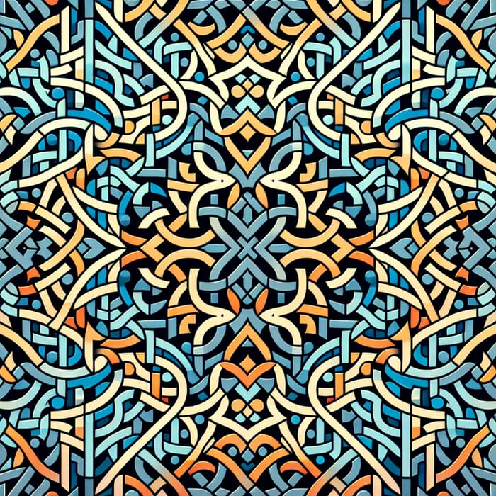 Intricate Tessellation - Geometric Shapes Design