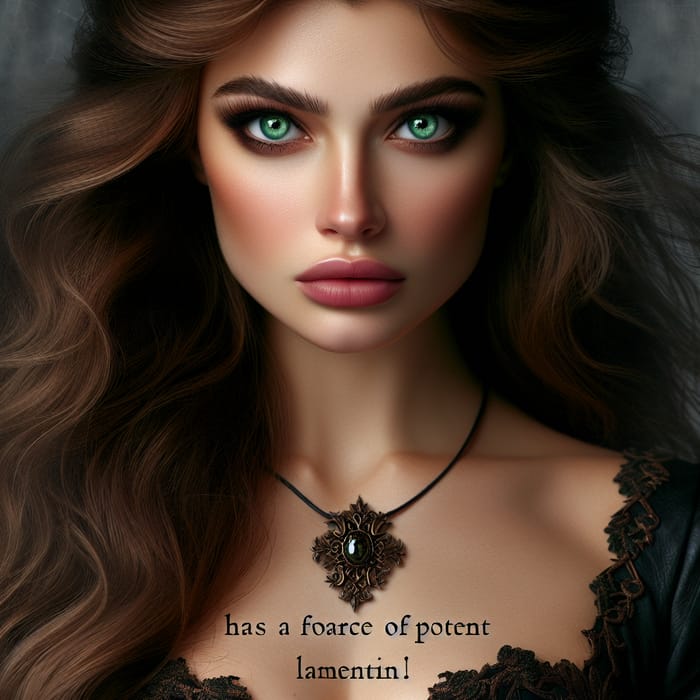 Destined Warrior: Beautiful Princess with Emerald Eyes