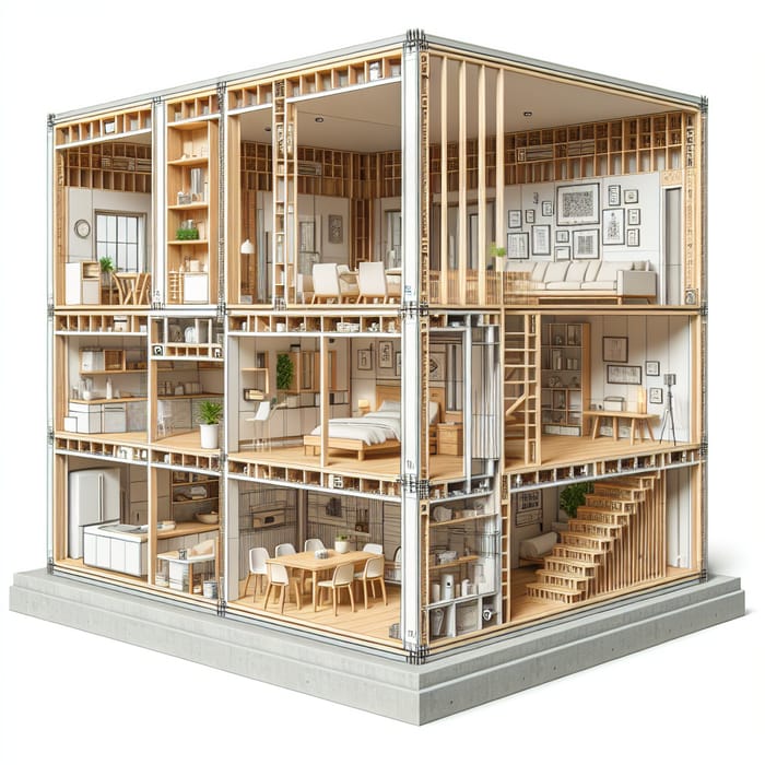 Fast Assembly Building Cross-Section Overview