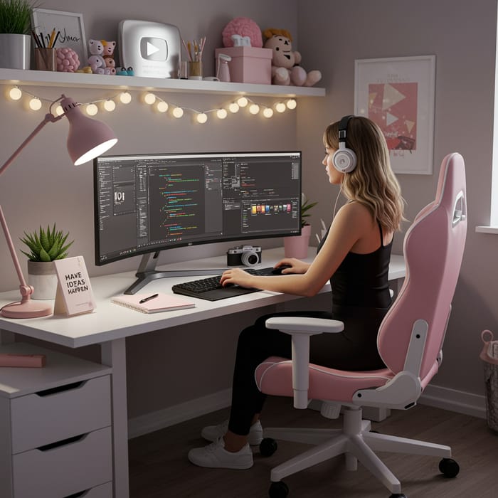 Inspiring Home Office Setup for UI/UX Designers