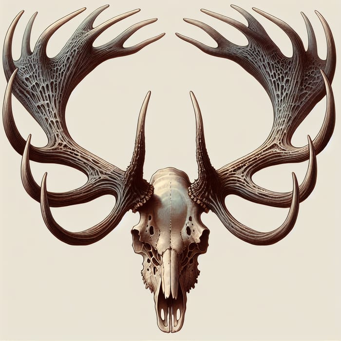 Intricate Antlers Design - Unique Shed Antlers Image