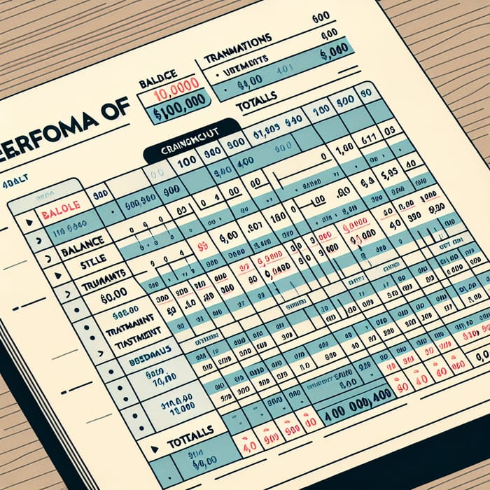 Generate Performa of 10000: Detailed Financial Statement