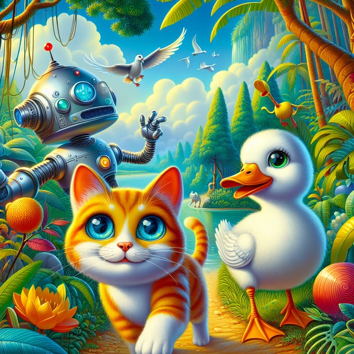 Cat, Robot & Duck: An Unexpected Adventure