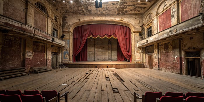 The Stage of an Old Theater