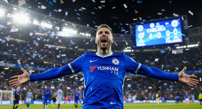 Cole Palmer Celebrates Big Win at Stamford Bridge Cole Palmer Celebrates Big Win at Stamford Bridge