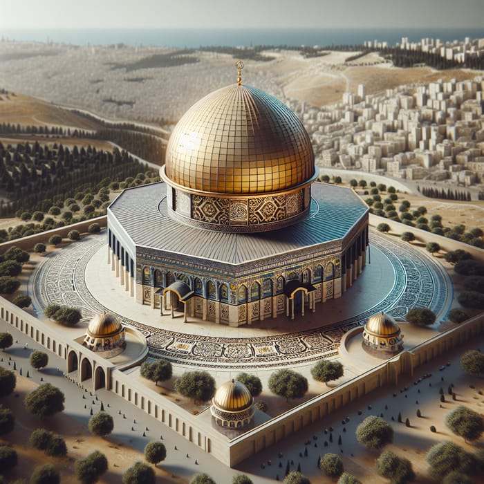 3D Model of Jerusalem's Dome of the Rock Mosque