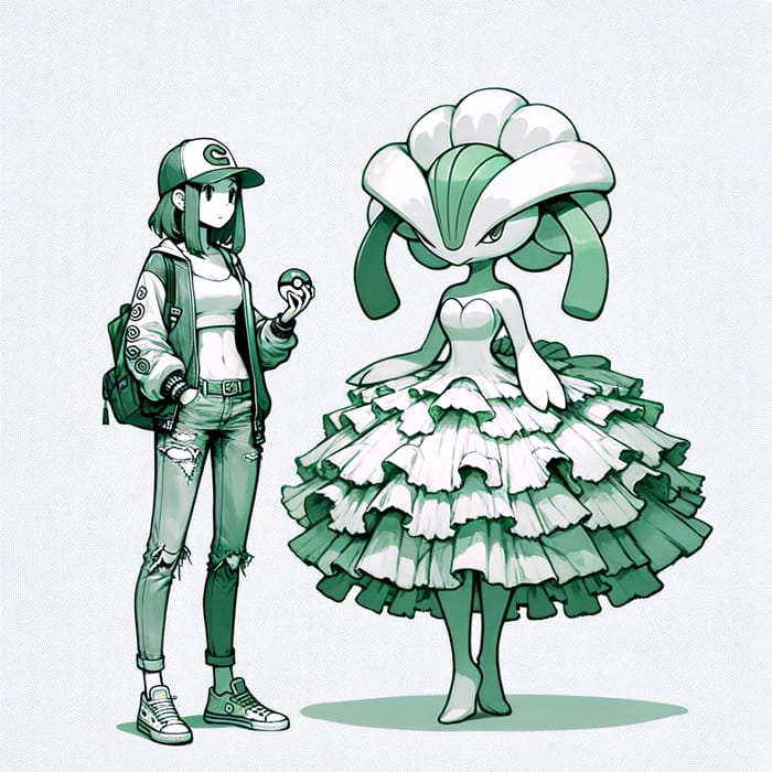 Gardevoir and Trainer Image | Pokemon Training Adventure