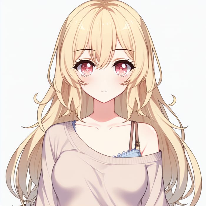 Marin Kitagawa - Anime Character with Striking Blonde Hair & Rose Eyes