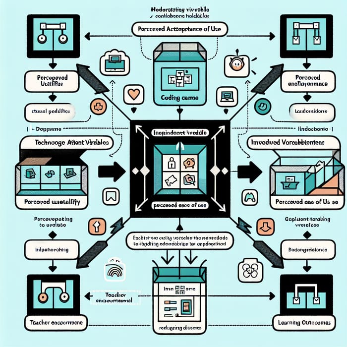 Technology Acceptance Model Visualized for Codingame Study