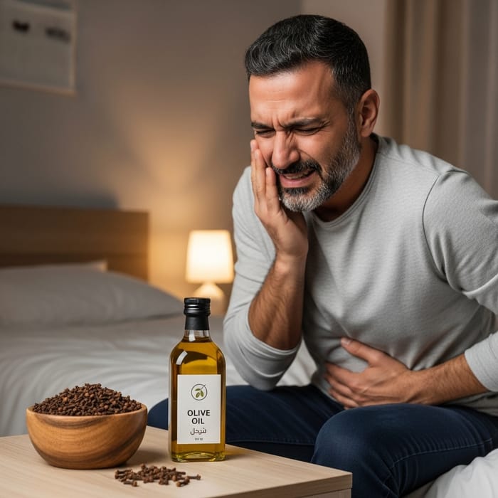 Man Suffering from Prostate Pain Seeks Clove and Olive Oil Relief